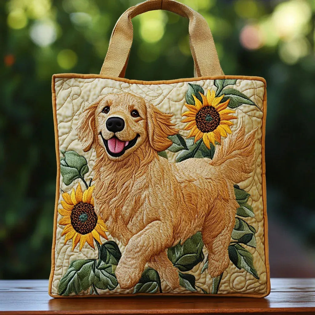 Bolsa Tote Acolchada Golden