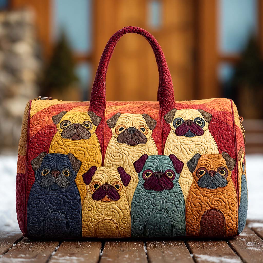 Bolsa de viaje acolchada Chonkster Pug