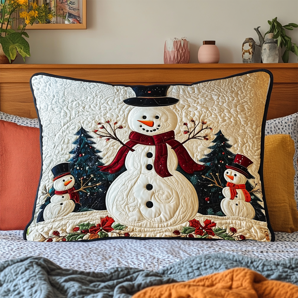 Funda de Almohada de Edredón Amigos Helados