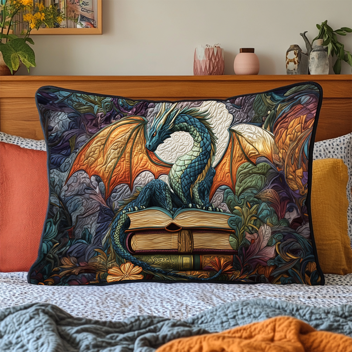Funda de Almohada Acolchada Twilight Guardian