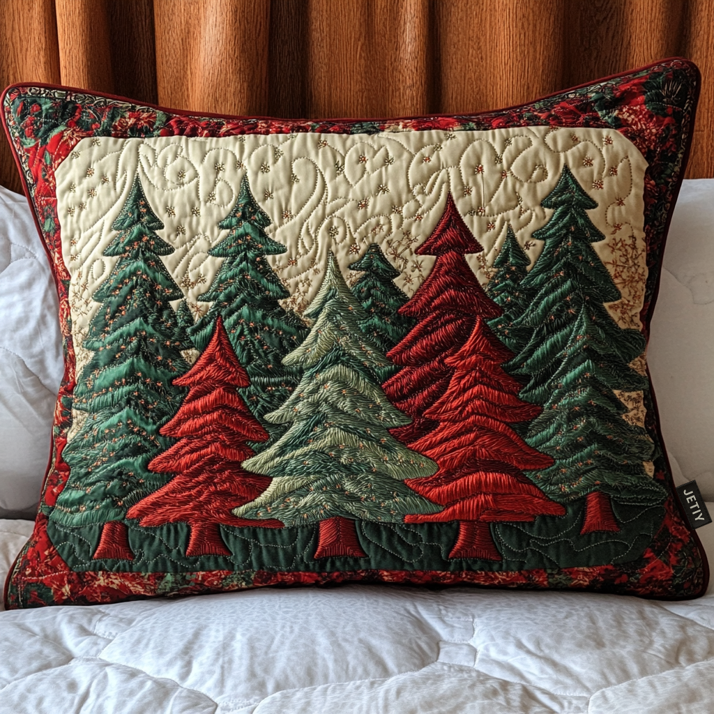 Funda de Almohada Acolchada Bosque de Alegría