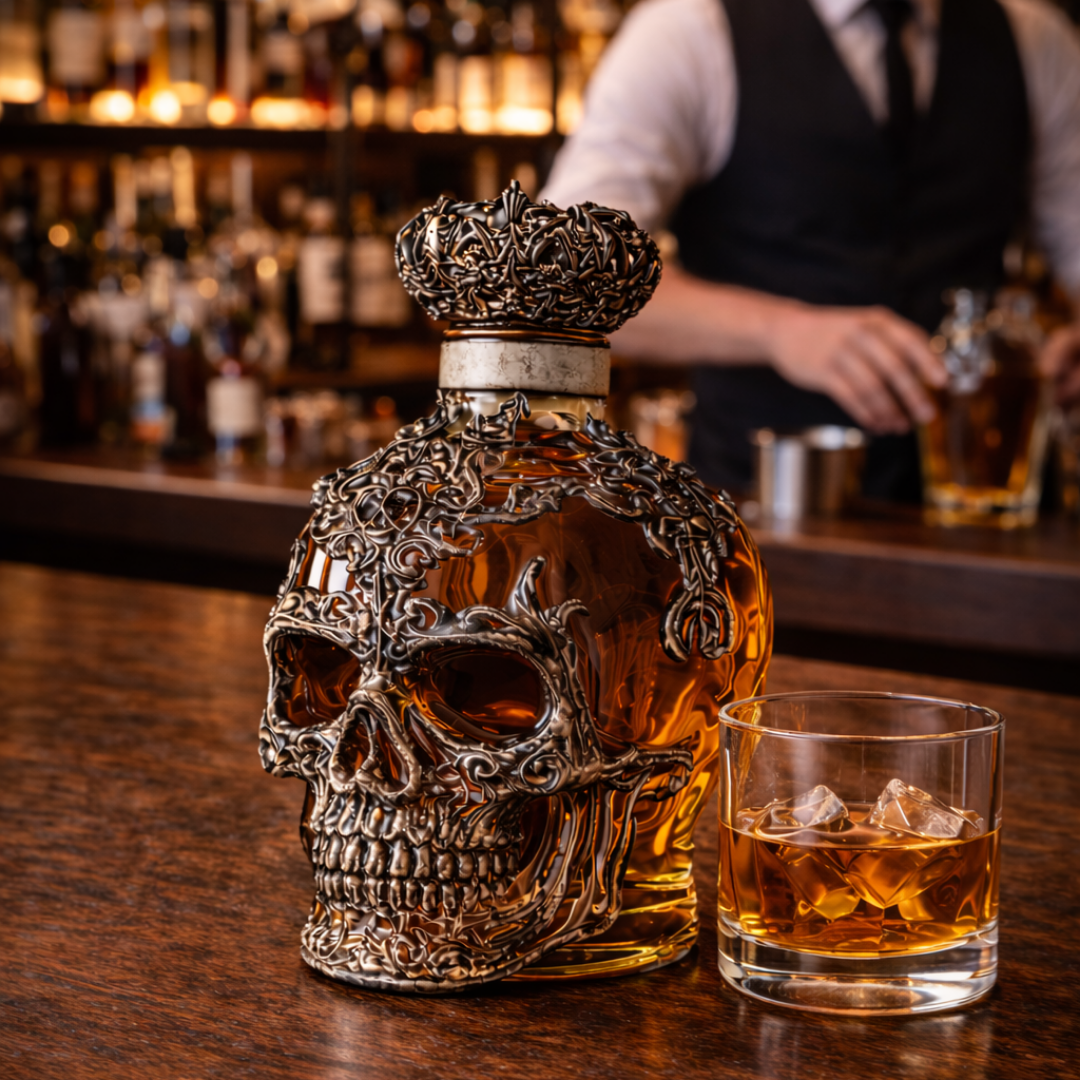Botella de Whisky - Edición Calavera