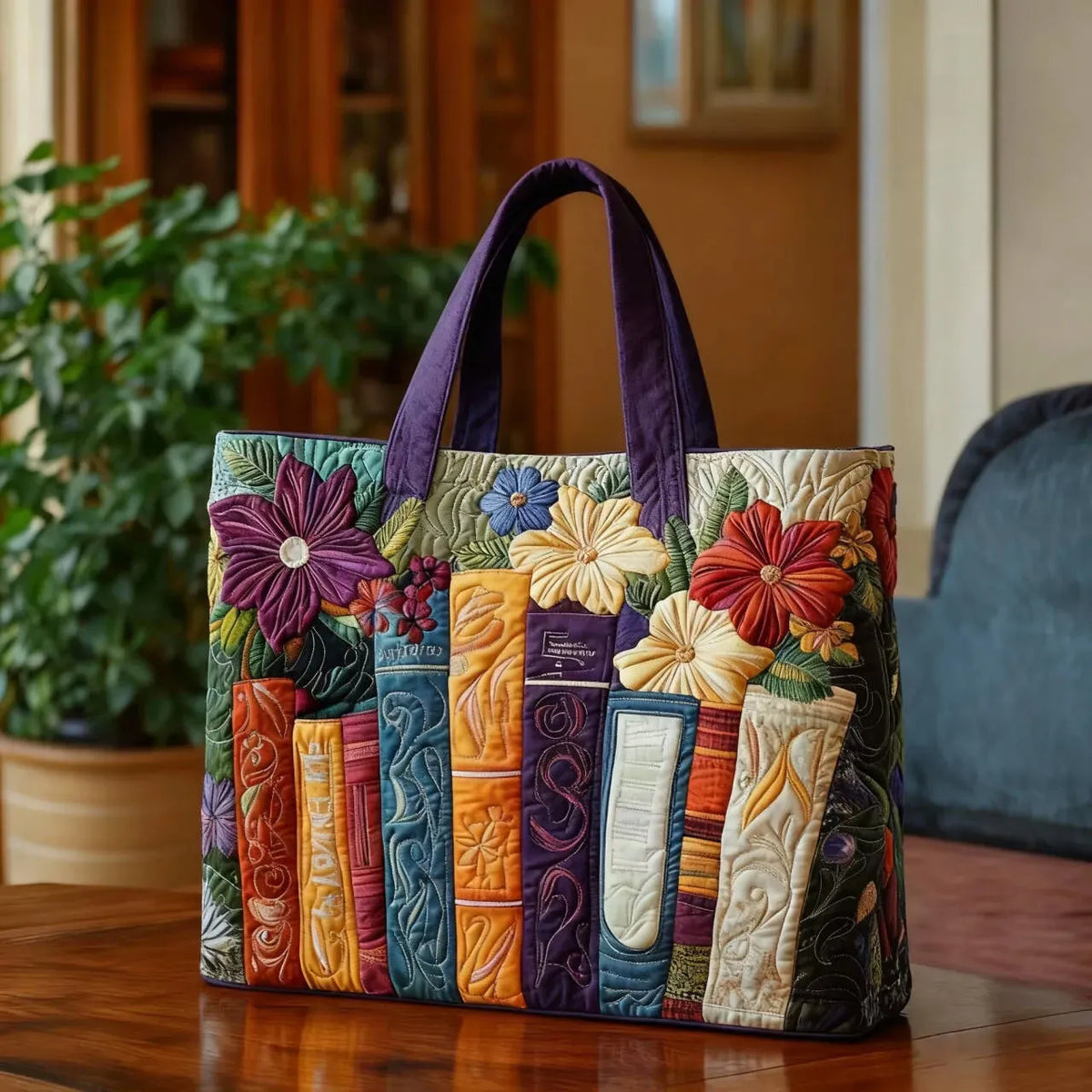 Bolsa Acolchada Amante de Libros