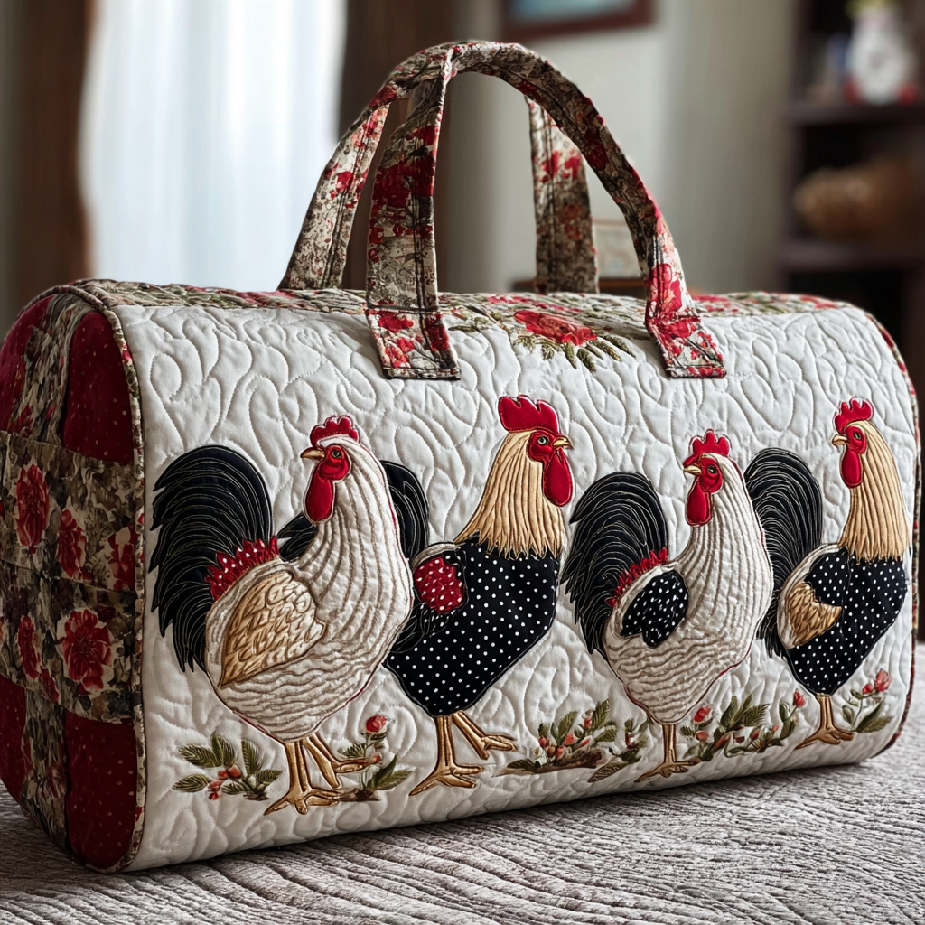 Bolso de Viaje Acolchado Chicken Charm