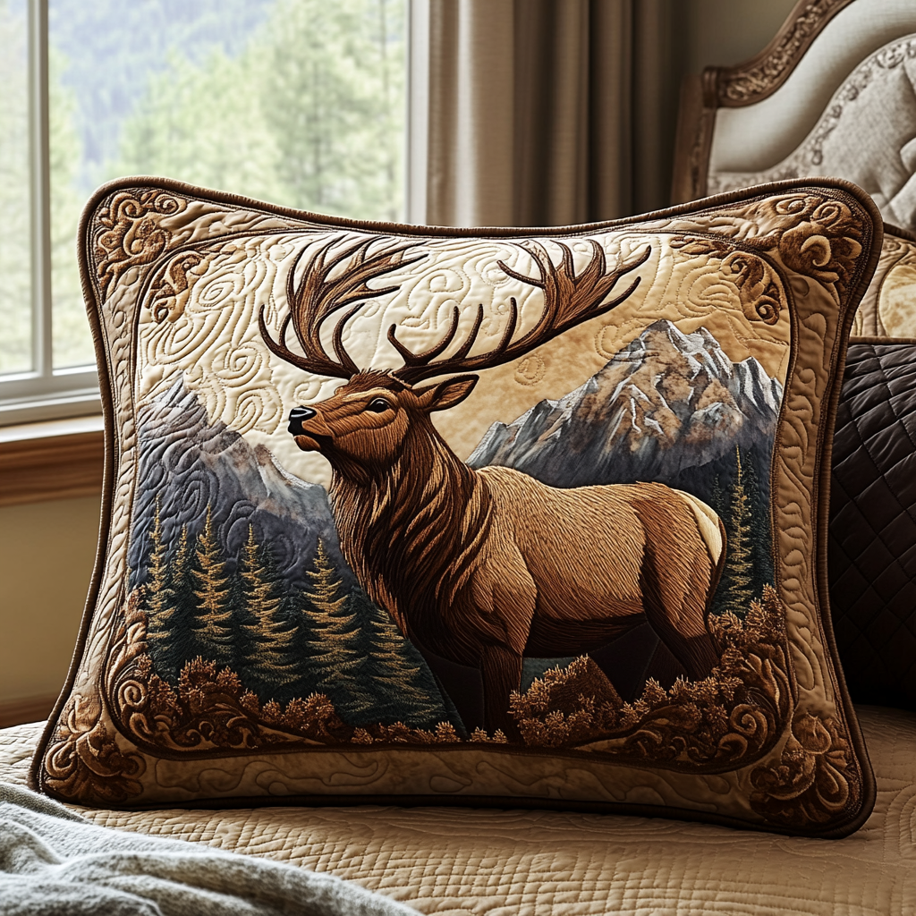 Funda de Almohada Acolchada Guardian del Bosque