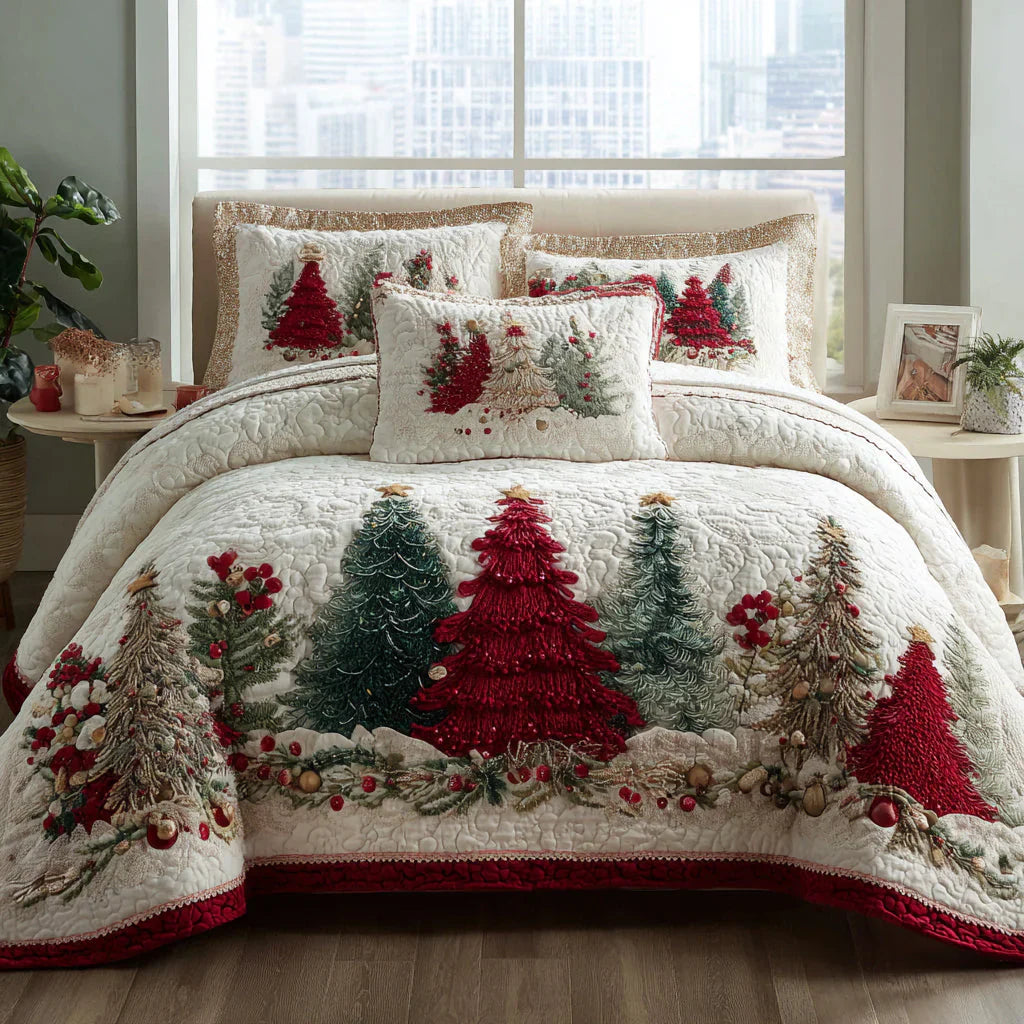 Conjunto de ropa de cama acolchada de 3 piezas - Maravilla Mate