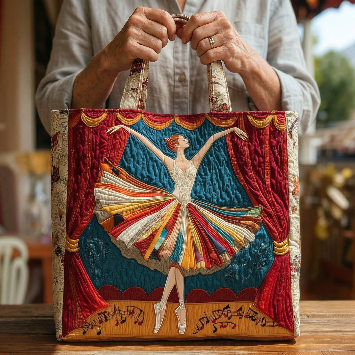 Bolsa Tote Acolchada Elegante