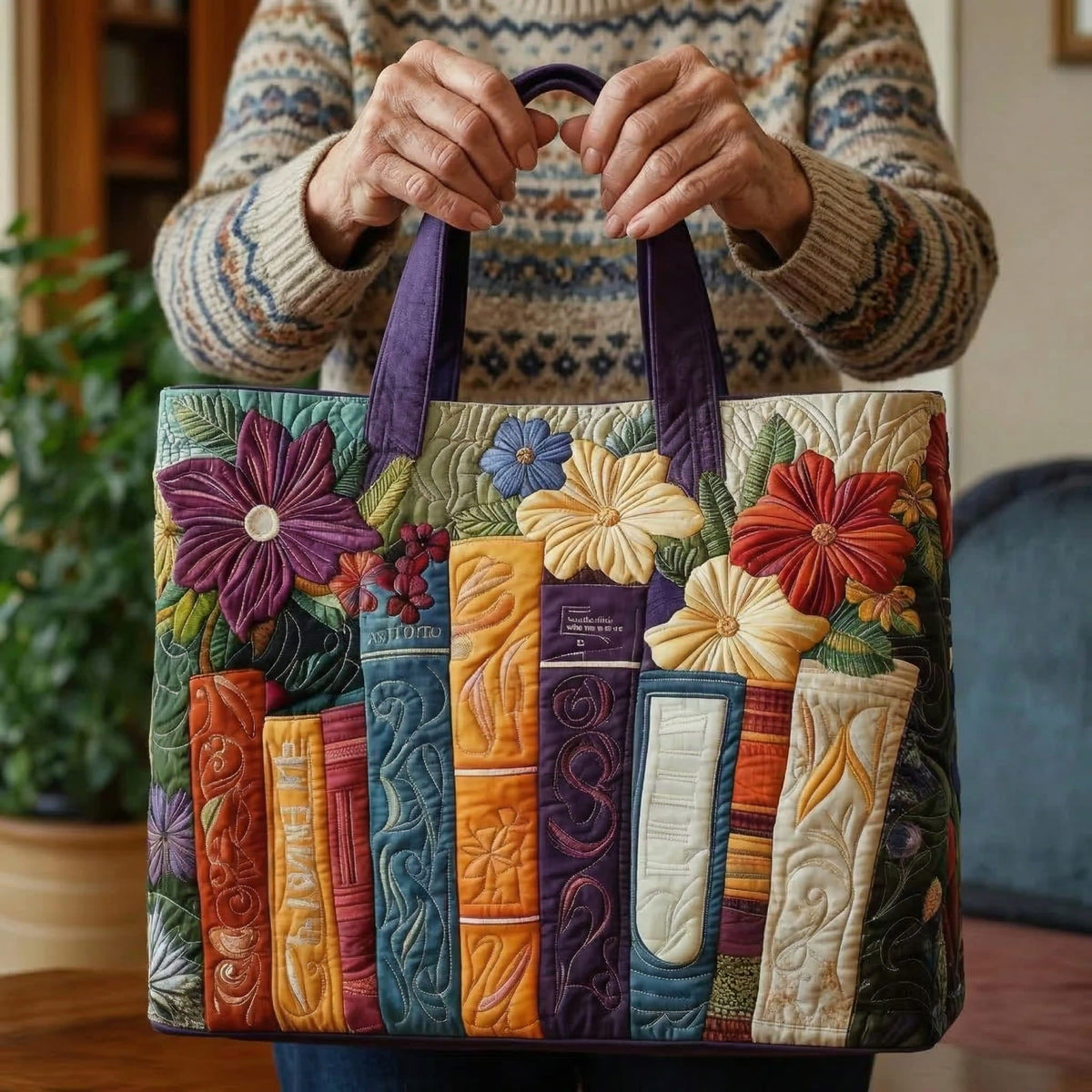 Bolsa Acolchada Amante de Libros