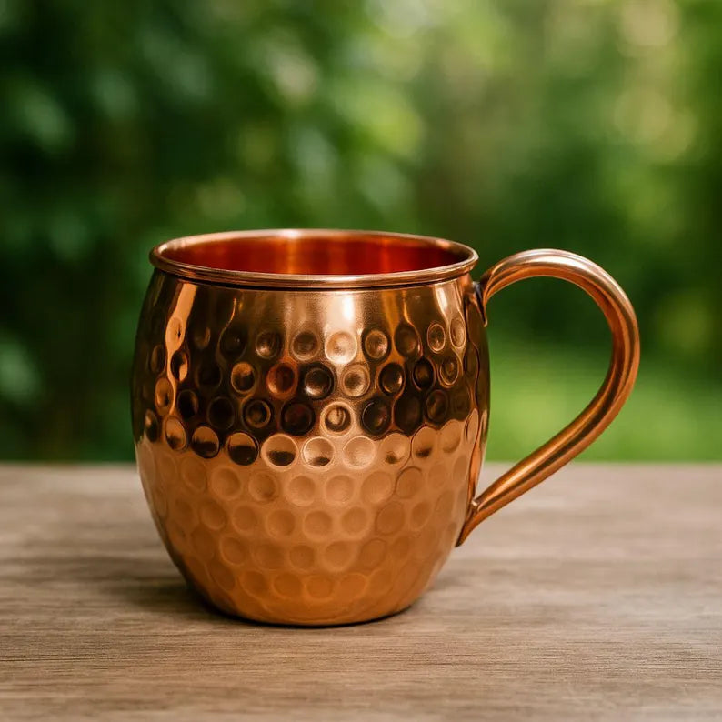 440 ml Taza de Cobre Martillada