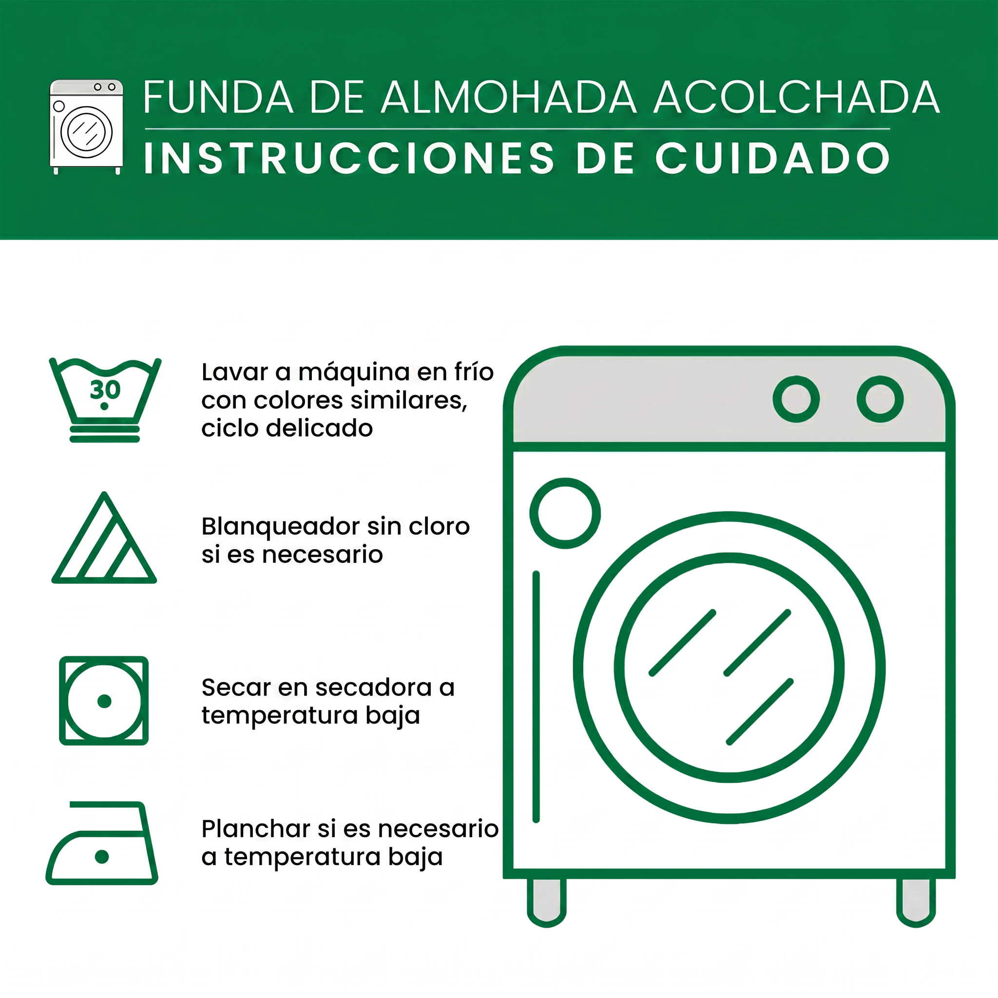 Funda de Almohada Acolchada Guardian del Bosque